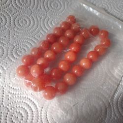 Jewelry Beans Large Size Salmon Color