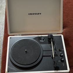 Record player with records