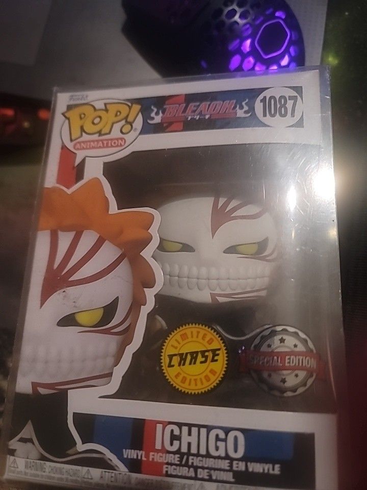 π₯πIN HAND SPECIAL EDITION AAA Funko Pop! BLEACH ICHIGO HOLLOW MASKED CHASE #1087 π₯π