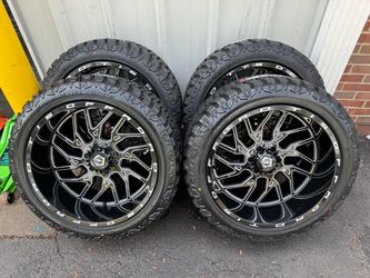 NEW 22x12 tis wheels wrapped in 33x12.50r22 RBP X