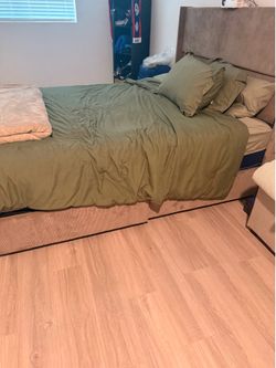 Bed queen size storage at bottom