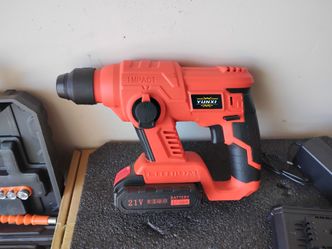 Hammer drill 21v cordless with bits