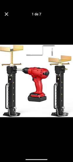 Juntas de apoyo deslizable para cámper 2 PIEZAS 13"-26" Juntas estabilizadoras deslizables para RV (ajuste con taladro eléctrico), juntas estabilizado