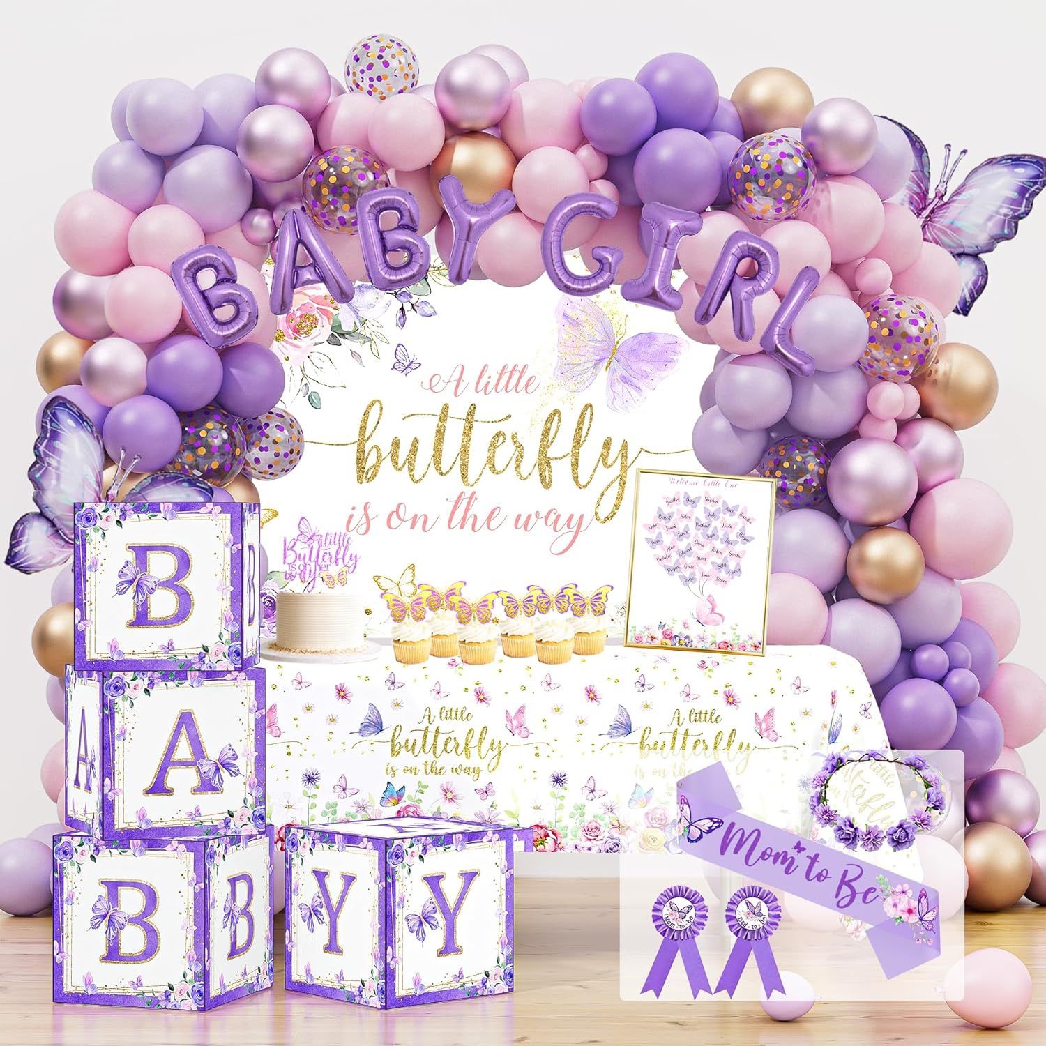 Butterfly Baby Shower Decorations Party Supplies