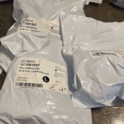 Lot Of 3 Philips Respironics RP-Large Comfortgeal Blue Full Cushion & Flap 