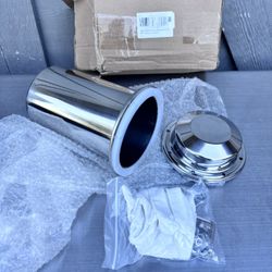 Time Capsule, 10in Waterproof Time Capsule Container, 304 Stainless Steel Underground Capsule Storage