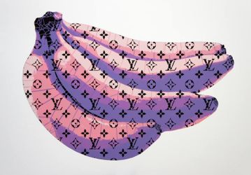 20 X 22 LV logo Giclée canvas