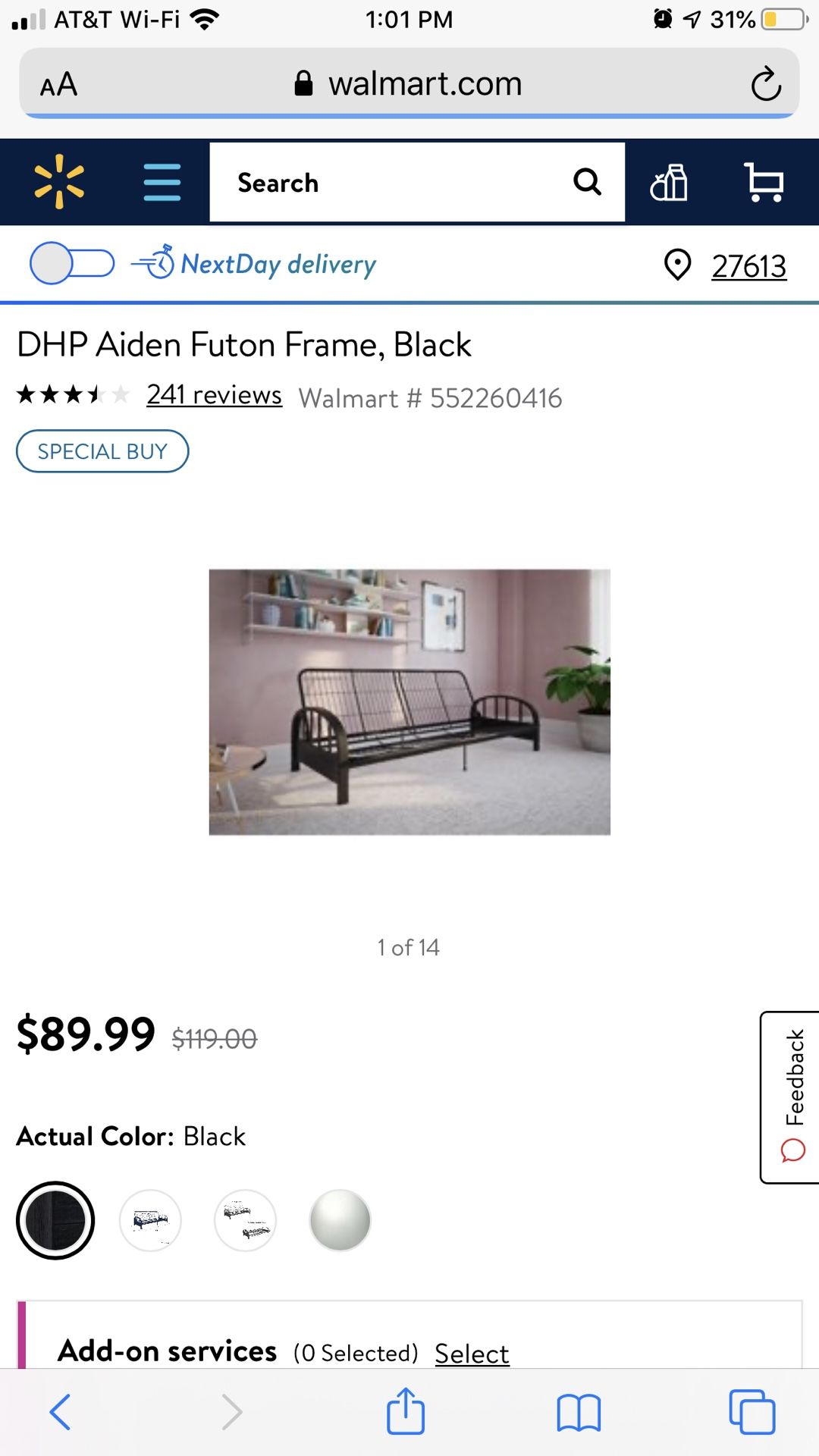 2 Black Metal Futon Frames for Sale in Raleigh, NC OfferUp