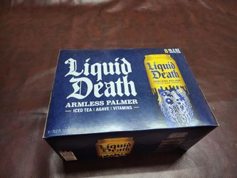 Liquid Death Armless Palmer Iced Tea Collectible Cans
