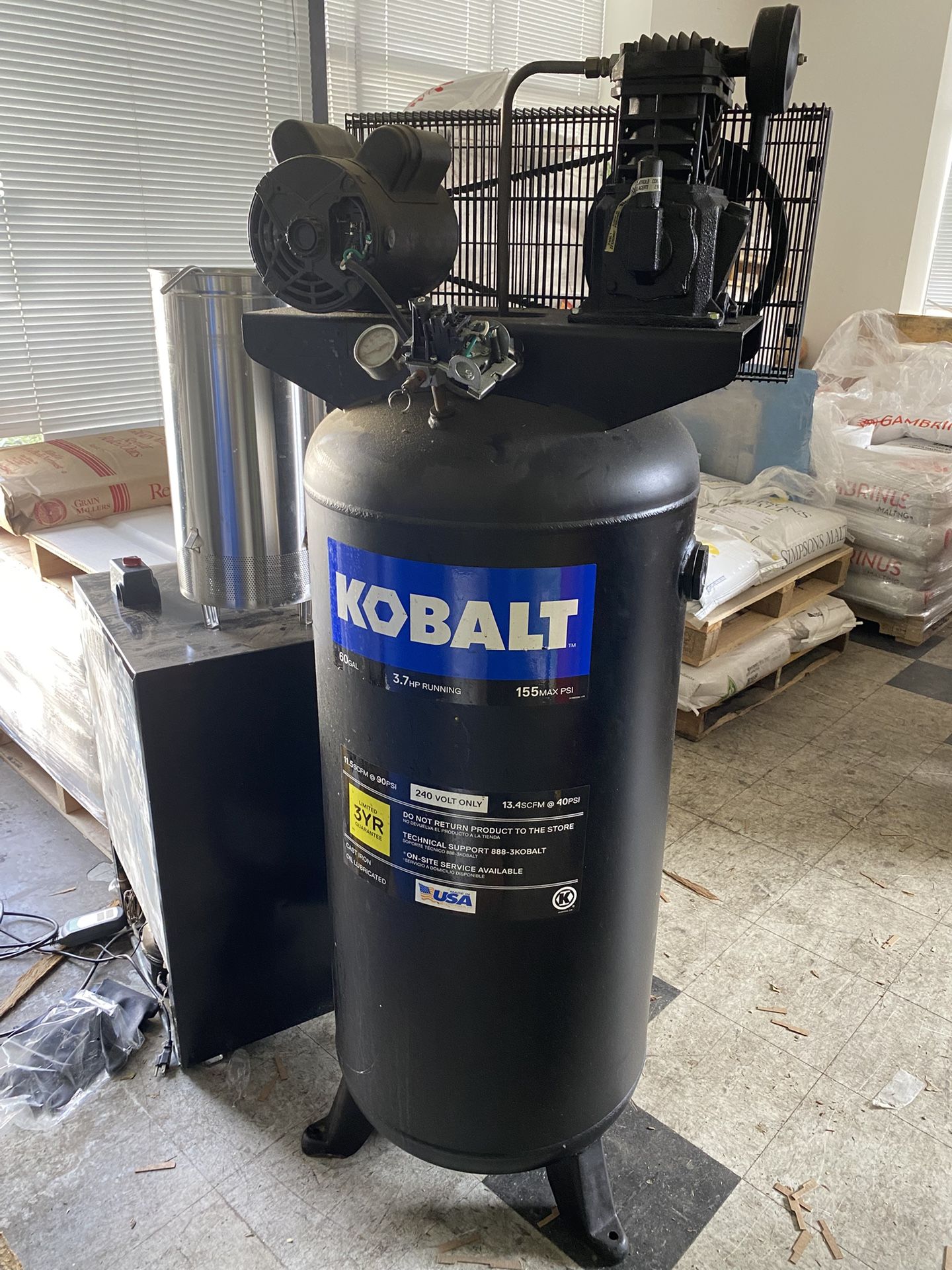 Free Compressor(motor Is dead but Tank In Good Condition)