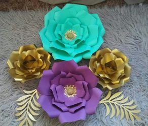 Paper flowers