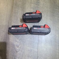 Milwaukee batteries 2.0 amp $105 For All