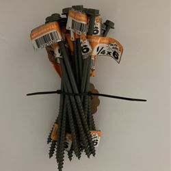1/4” X 6” Spax Heat Tempered Lag Bolts