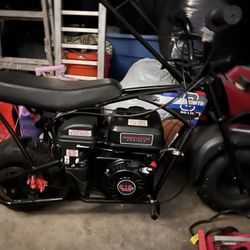 Mini Bike Blue Upgraded Oryxearth Bike. Used, Perfect Condition.