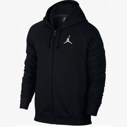 Jordan Essentials Fleece Full-Zip Hoodie Black Men XL new