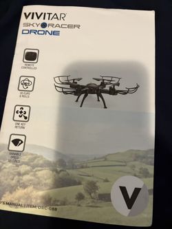 Drone And Remote And Instructions 