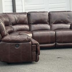 Sofa/Couch Sectional - Recliners - Brown - Delivery Available 🚛
