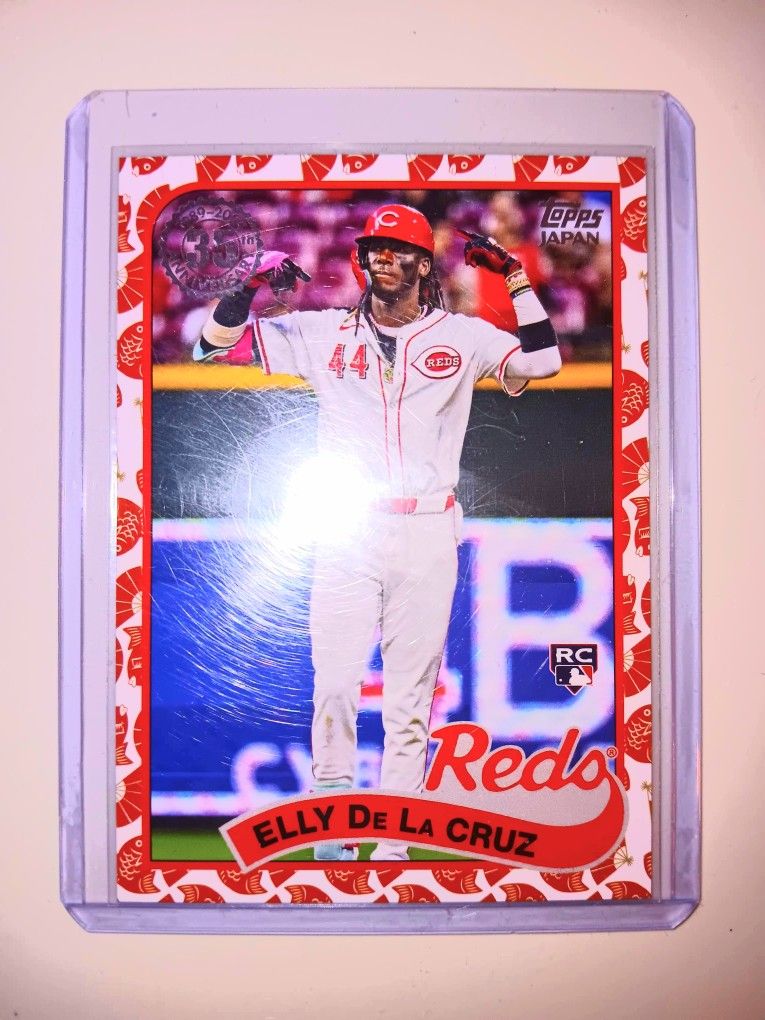 2024 TOPPS ELLY DE LA CRUZ JAPAN KOI VARIATION ROOKIE BASEBALL CARD