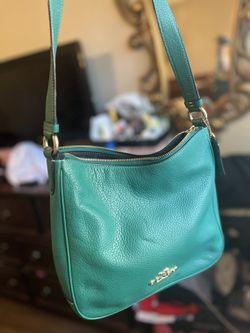 Green Crossbody Coach Bag