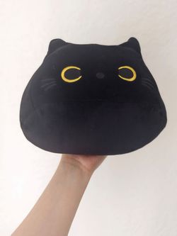 Black Cat Plush Pillow