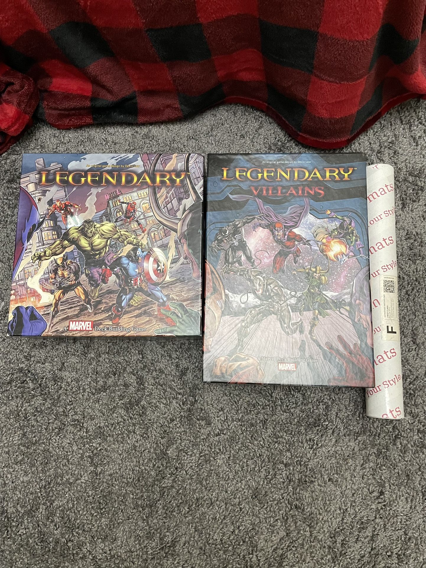 Marvel LEGENDARY Deck Building Game | Original, Villains, And Custom Play Mat!