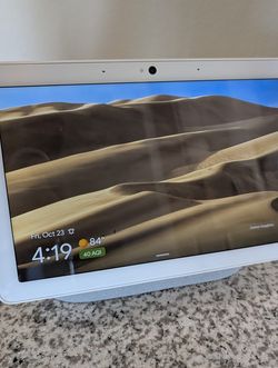 Google Nest Hub Max - Chalk - 10 inch Smart Display