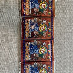 1999 ty beanie baby collector trading cards 4 packs new never opened