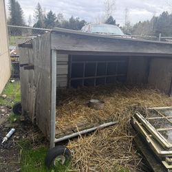 Trailer Chicken Coop
