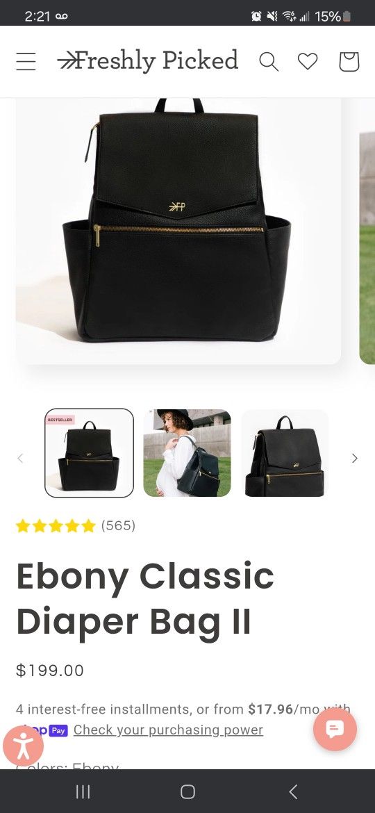 Freshly Picked Diaper Bag