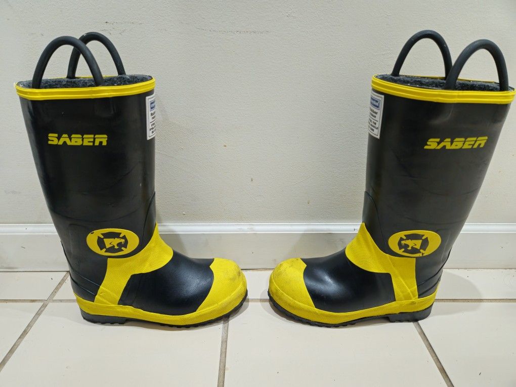 Saber Firefighter Boots Bunker Gear