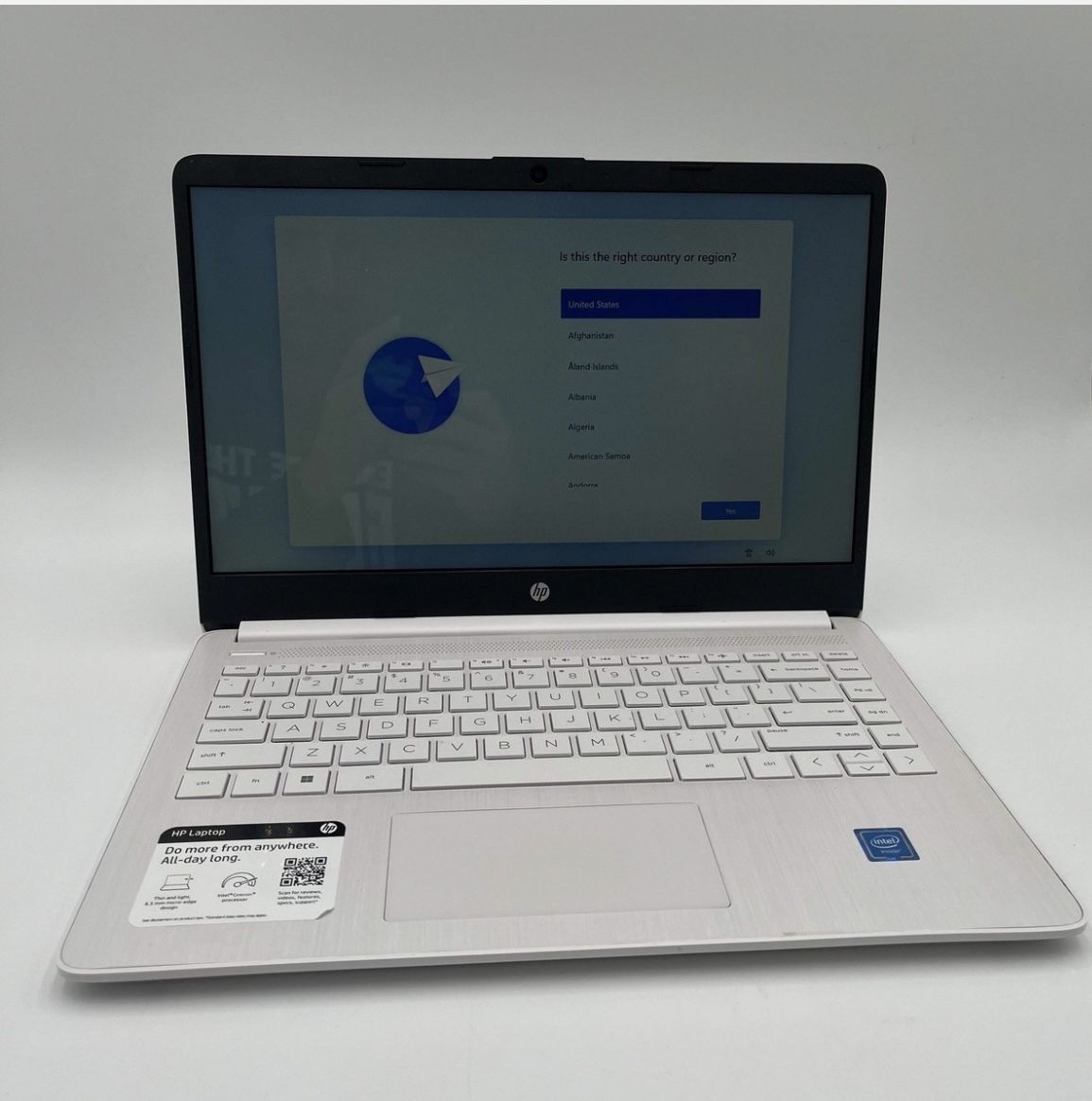 Hp Laptop 14 White