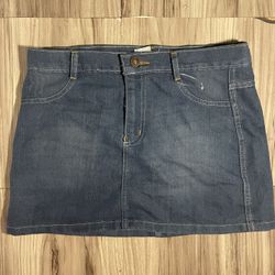 Jean Mini Skirt 