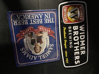 Tin Beer Signs