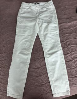 Simply Vera Wang Skinny Jeans, White Size 6S