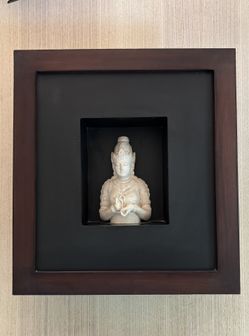 Hindu Deity Sculpture framed