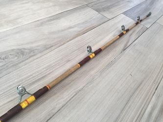Vintage Big Game Trolling Fishing Rod with Roller Guides for Sale in Miami,  FL - OfferUp