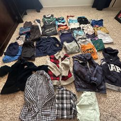 Clothing - Over 50 Items From Shirts To Sweaters To Dress Shirts, Shorts, Pants, Pajamas, jackets.
