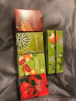 Natural soy candles never used