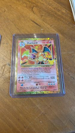 30th anniversary Pokemon Charizard, 4/102