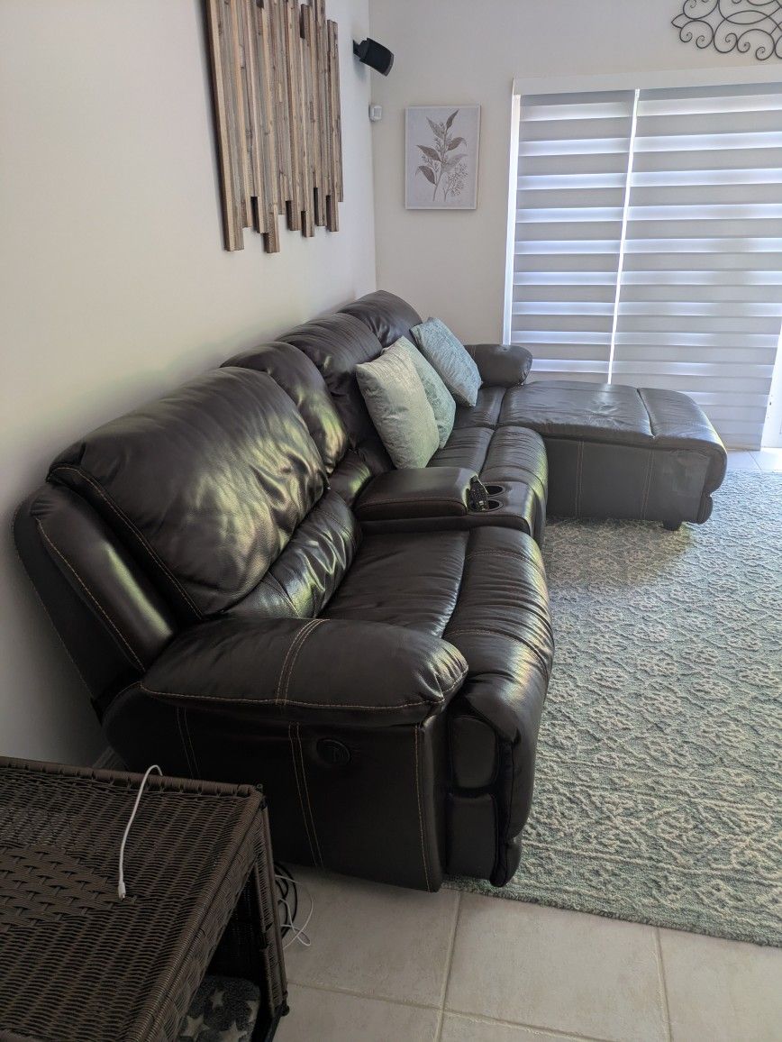 Leather Couch