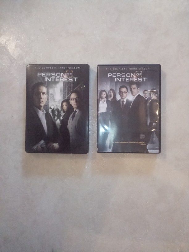 DVD / Sets (complete Seasons ) Person of Interest.