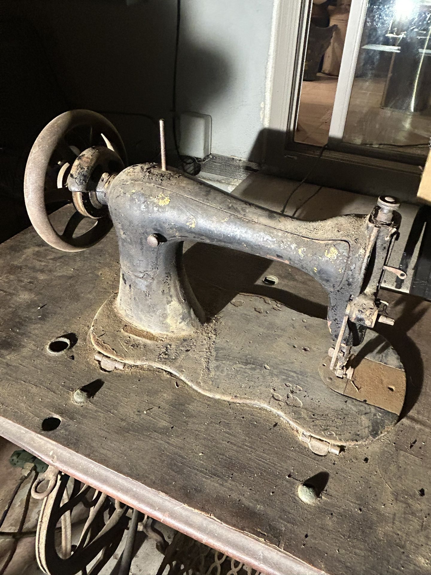 Antique Sears Row buck Sewing Machine Pedal Singer