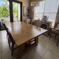 Leona wood Farmhouse Dining 