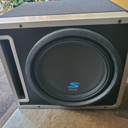 12 Inch Subwoofer Alpine 