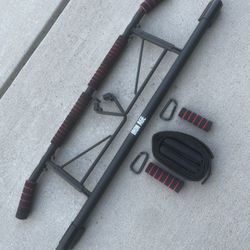 Pull-up Bar With Suspension Straps, Iron Age Brand