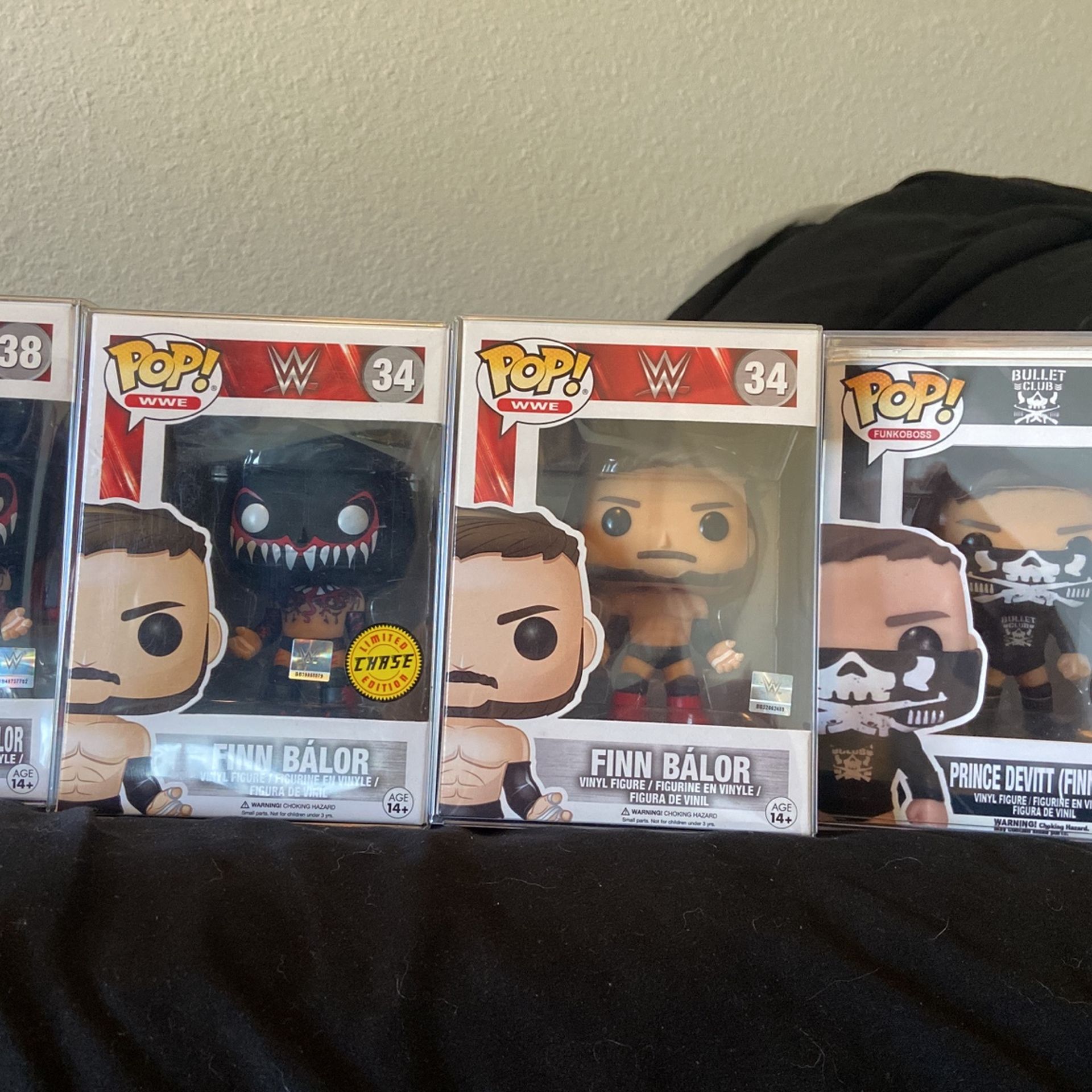 FUNKO POP WWE Finn Balor (set of 4)