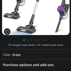 Premium Cordless Vacuum Cleaner, 6 In 1 With Attachments, Extra Power 