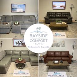 Leather sectionals Sofas DELIVERY AVAILABLE 