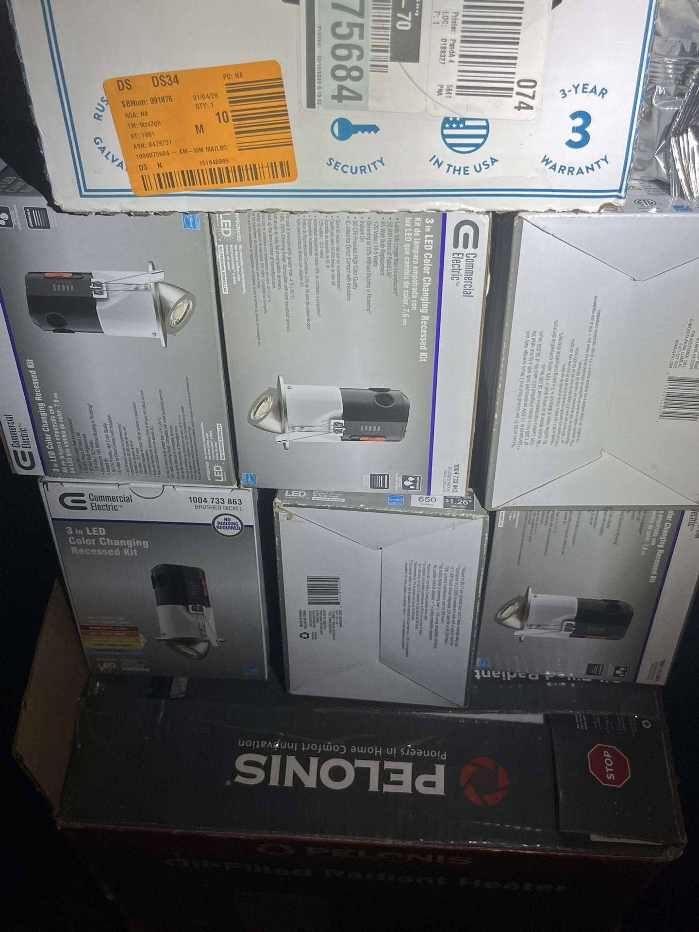 Several 3”LED Color Changing Recessed Kit Brand New!!