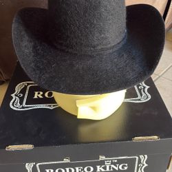 Grizzly Felt Rodeo King Hat 10X Size 7 5/8